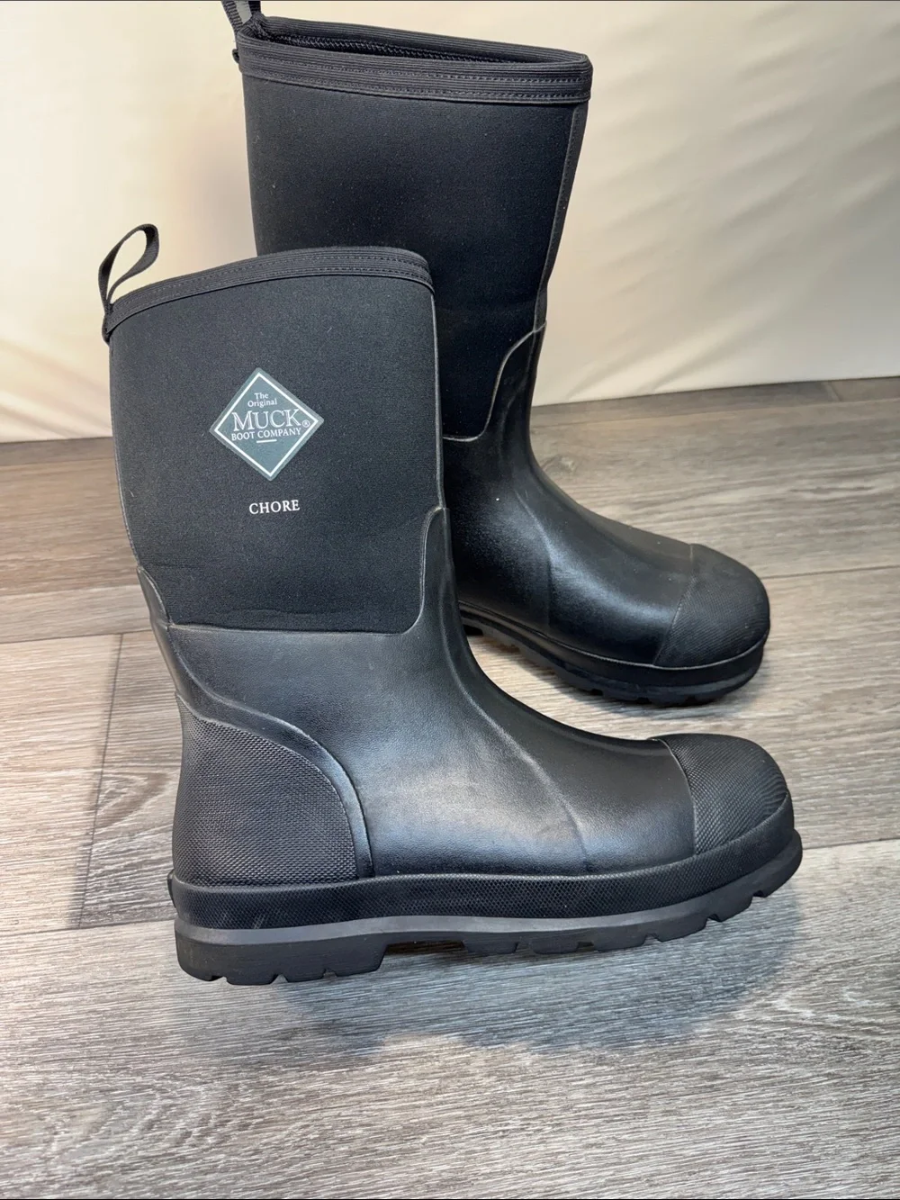 Muck Boot Company Chore Black Waterproof Boots men’s size 11
